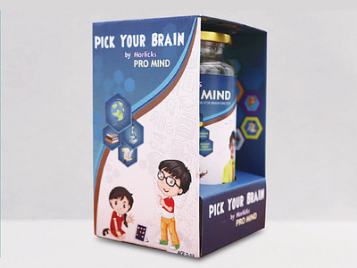 Promotional packaging for Horlicks Promind