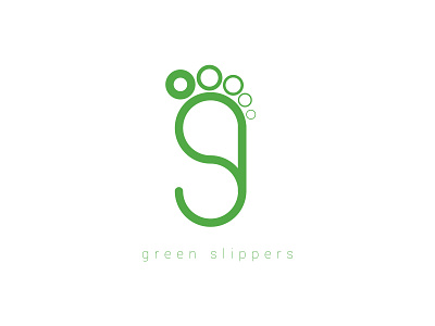 Green Slippers branding design graphic design logo logo design logodesign logos vector