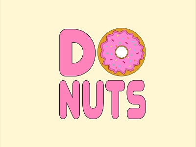 Do Nuts - DONUTS design graphic graphic design illustrator inspiration logo logo design logos logotype vector