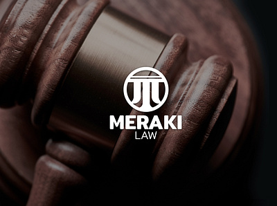 Meraki Law branding design graphic design illustration logo monogram typography vector