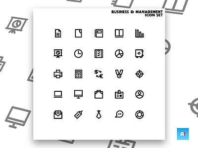 Business & Management Icon Set