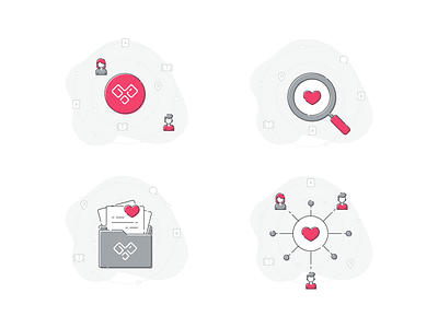 Onboarding illustrations for Favreka mobile app