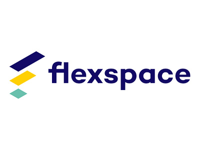 Flexspace logo app architectural branding clean clever concept design flat icon identity illustration illustrator lettering logo minimal type typography ui ux vector