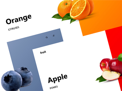 Fruits landing page