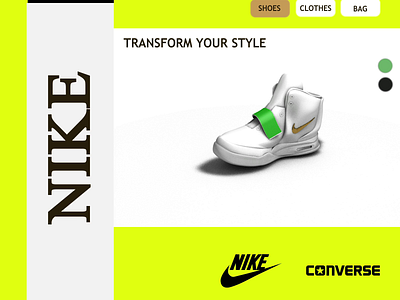 Brands transform (Nike or Converse) 3d art branding cinema4d concept converse design illustration nike nike air nike air max nike running nike shoes shoe style vector