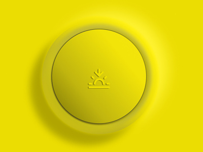 yellow button 3d art app button design figma icon illustration knob ui ux vector web yellow