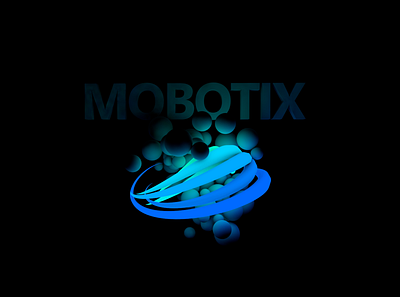 backlit light ray balls branding cinema4d design illustration lights logo mobotix vector брендинг дизайн иллюстрация логотип