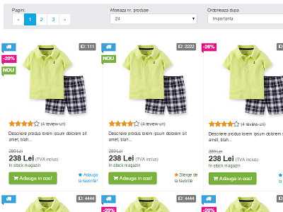 new UI for e-commerce soft e commerce e shop grid product shop shopping cart ui web design