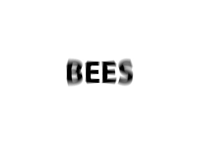 Bees bees logo logotype symbol type design typeface typogaphy typographic