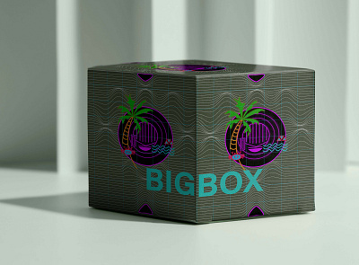 Box Label branding color design illustrator photoshop