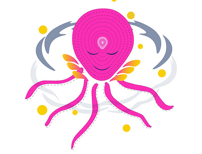 Octopus branding color design graphic design illustration illustrator logo ux vector