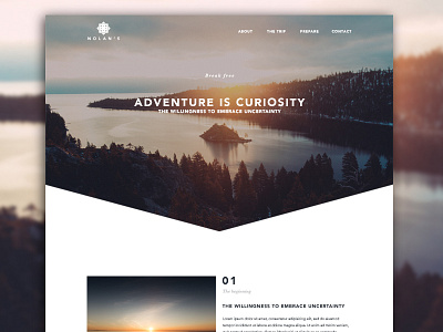 Adventure is curiosity adventure bold clean coordinates hiking outdoors route web