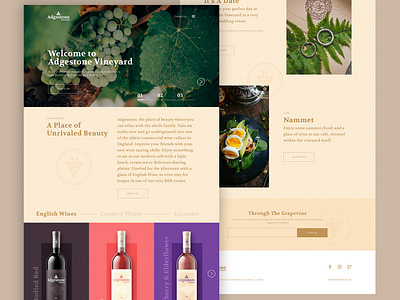 Adgestone Vineyard | Concept Site