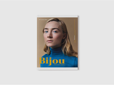 Bijou Magazine Concept celebrity concept design design concept indesign layout magazine magazine concept publication design typography