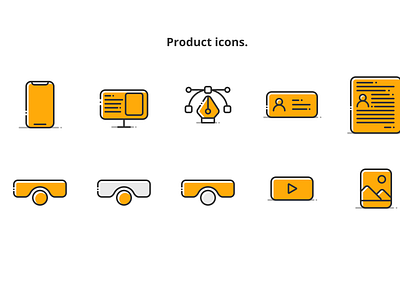 Product icons. icon icon design icon set illustration illustration design illustrations illustrator vector