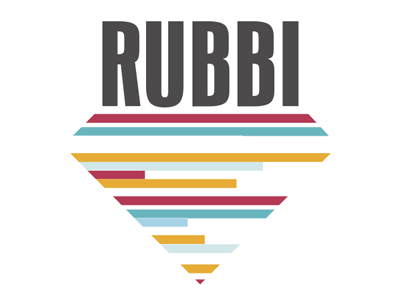 Rubbi branding illustrator logo