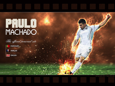 Paulo Machado affects cinema 4d composition fire photoshop retouching sports web design website