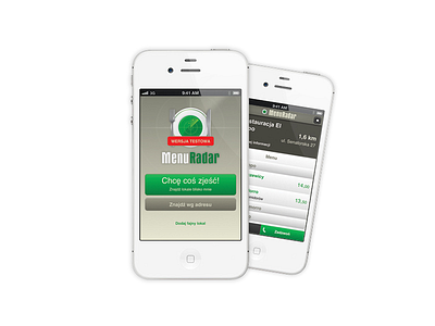 Menu Radar app logo mobile