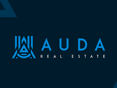 Auda logo branding design illustration logo vector