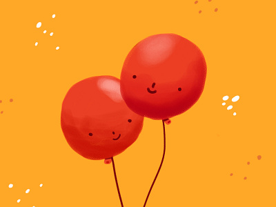 happy Balloons balloons illustration