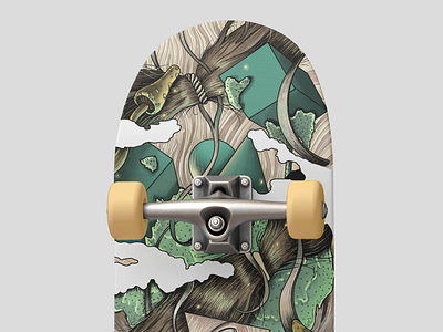 Skateboard Design WIP #2