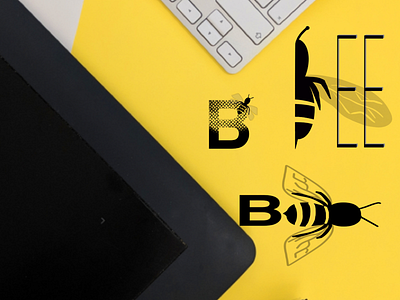 Bee logo concept bee bee logo branding designinspiration graphic design graphicdesign lettering art lettering logo letttering logo logotype webdesigner