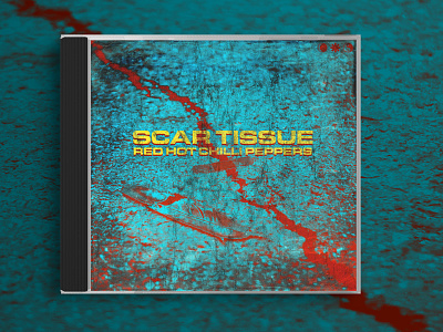 Scar Tissue - Red Hot Chilli Peppers - Cover Design album art album artwork album cover album cover design cover cover art cover artwork cover design design duotone music red hot chili peppers rhcp rock scar scar tissue tissue
