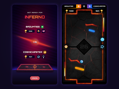 Space Ball Galactic Clash Matchmaking and Arena Screens