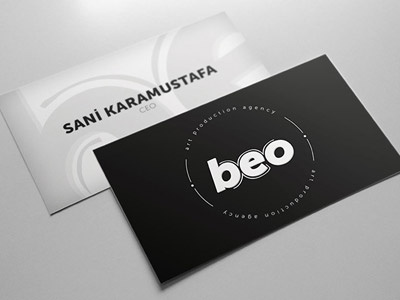 Beo Business Card business card identity logo