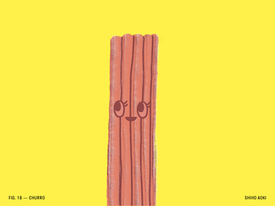 100 Day Project — Day 18 100dayproject artist churro editorialillustration foodart foodillustration foodillustrator illustration illustrator procreate