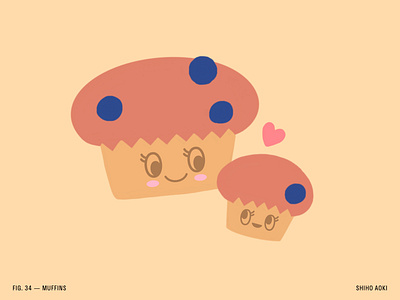 100 Day Project — Day 34 100dayproject bakery editorialillustration foodart foodillustration foodillustrator illustration illustrator licensingartist muffins