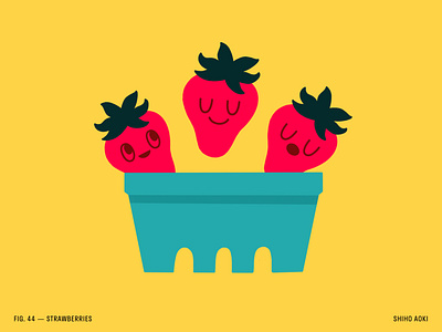 100 Day Project — Day 44 100 day project editorial illustration food art food illustration food illustrator fruit illustration illustration illustrator licensing artist strawberries