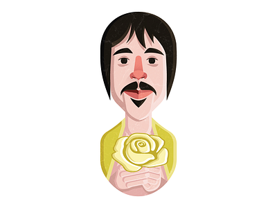 Anthony Kiedis anthony kiedis art digital digital art digital illustration illustrations red hot chili peppers rhcp vector vector art vector artwork