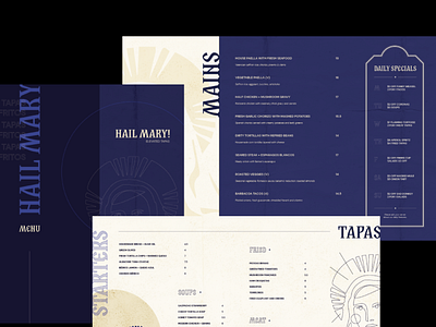 Hail Mary! Menu Concept