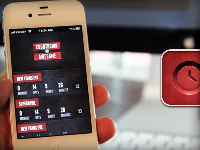 Countdown to iPhone by Julian Targowski on Dribbble