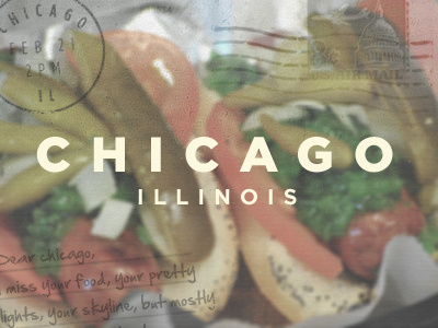 Chicago, IL chicago postcard