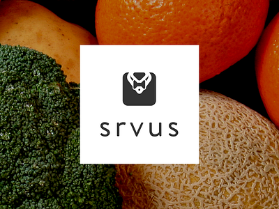 SRVUS - Rate your service. Get Rewards. bowtie brand clean identity logo rate review rewards service