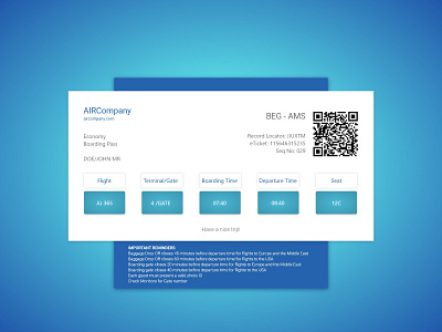 Boarding Pass