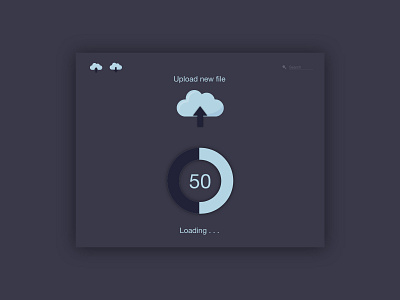 File upload 2d design adobe xd dailyui design download loading ui uidesign upload ux vector