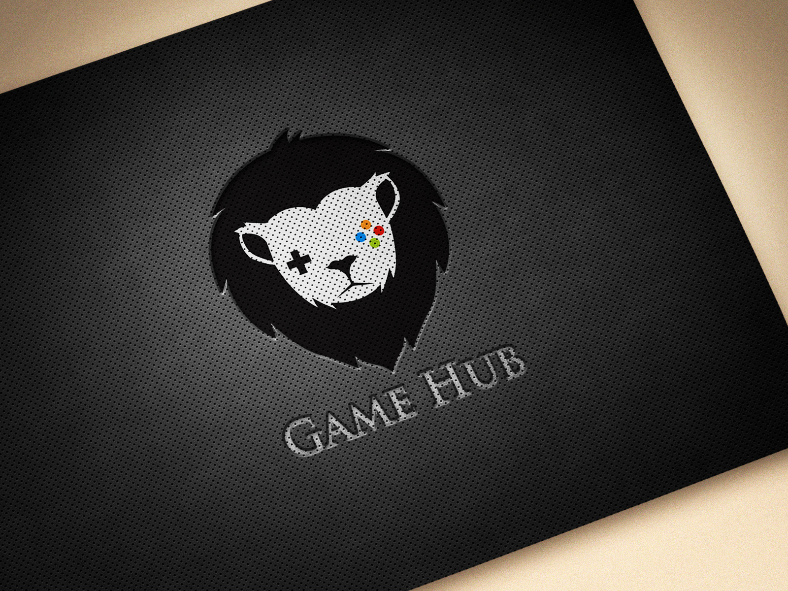 Game Hub Logo Mockup by Danish Hameed on Dribbble