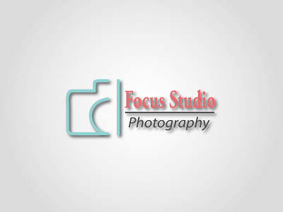 Focus Studio Logo 1 art brand brand identity branding business card design flat graphic graphic design icon identity illustration illustrator le designs logo logo design minimal photoshop typography vector