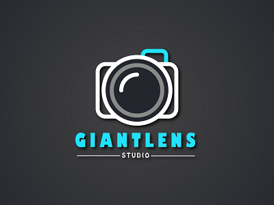 Giantlens Studio Logo art brand brand identity branding business card design flat graphic graphic design icon identity illustration illustrator le designs logo logo design minimal photoshop typography vector