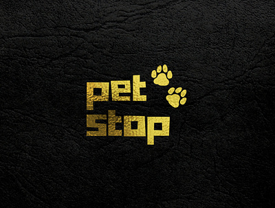 Pet Stop Mockup art brand brand identity branding business card design flat graphic graphic design icon identity illustration illustrator le designs logo logo design minimal photoshop typography vector