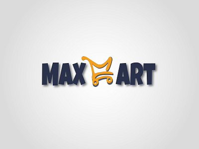 Max Mart Logo art brand brand identity branding business card design flat graphic graphic design icon identity illustration illustrator le designs logo logo design minimal photoshop typography vector