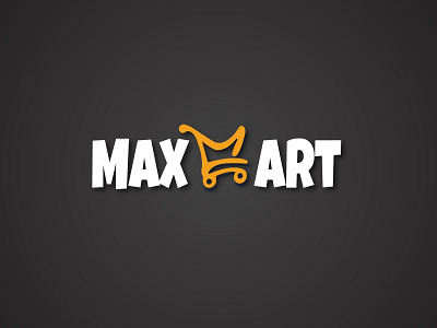 Max Mart Logo art brand brand identity branding business card design flat graphic graphic design icon identity illustration illustrator le designs logo logo design minimal photoshop typography vector