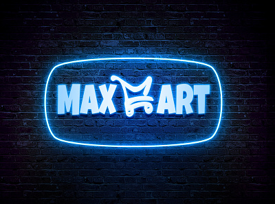 Max Mart Mockup1 art brand brand identity branding business card design flat graphic graphic design icon identity illustration illustrator le designs logo logo design minimal photoshop typography vector