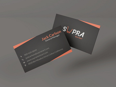 Supra Mart Business Card