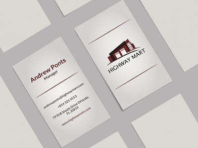 Highway Mart Business Card