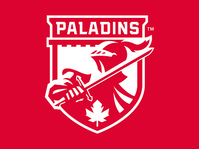 RMC Paladins athletic athletics brand branding college crest identity illustration logo paladins school slavo kiss sport sports team