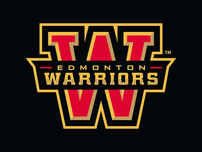 Edmonton Warriors Lacrosse Club branding canada edmonton identity lacrosse logo slavo kiss sport sports warriors